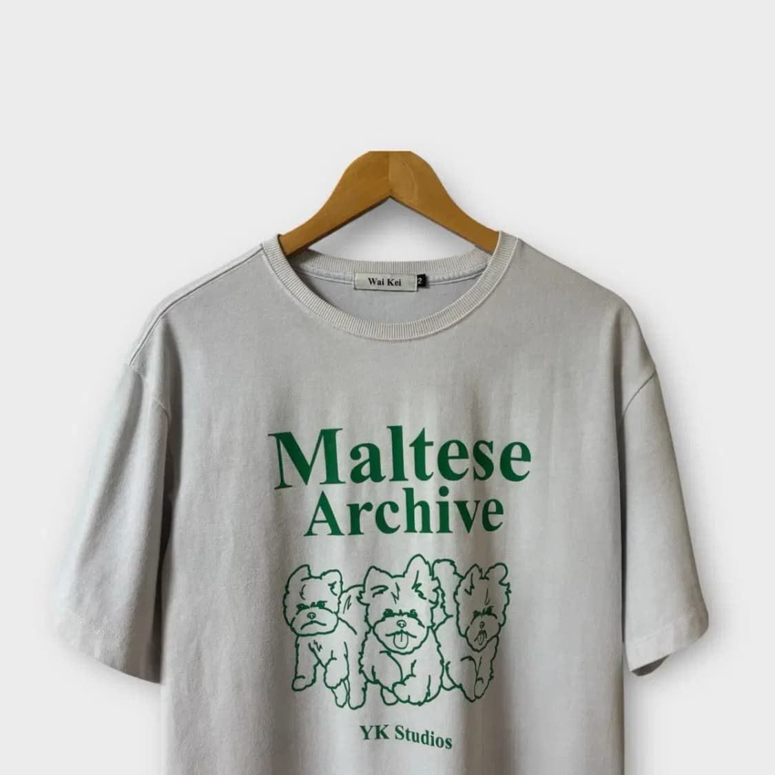 와이케이 WAIKEI 말티즈 아카이브 오버핏 티셔츠 2 상품이미지2