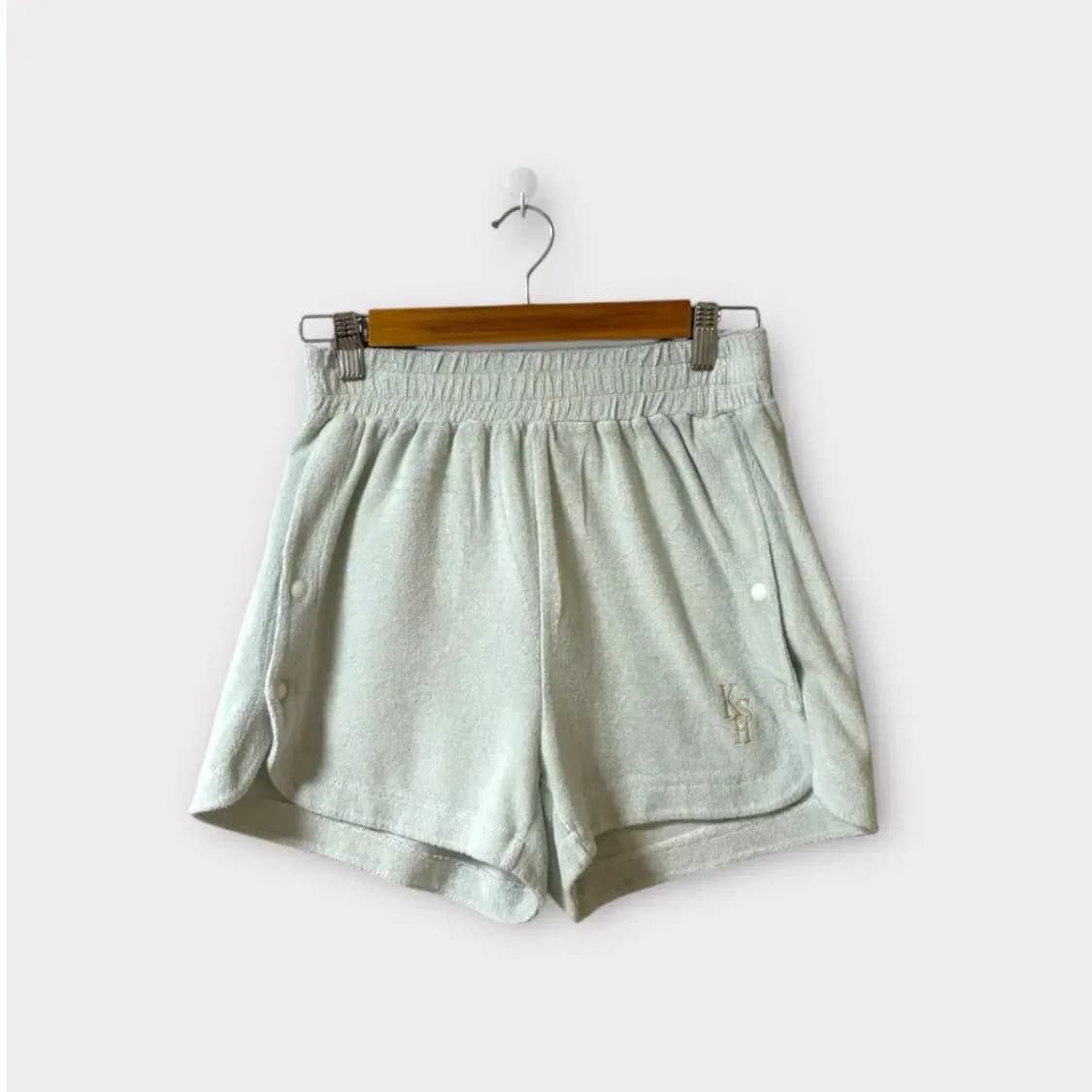 키르시 KIRSH 밴딩 테리 숏팬츠-1사이즈 (연민트) 상품이미지1