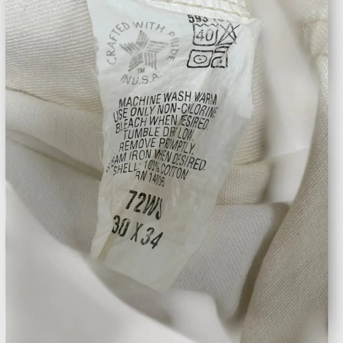 칼하트 카펜터 아이보리 팬츠 [23인치] 상품이미지5