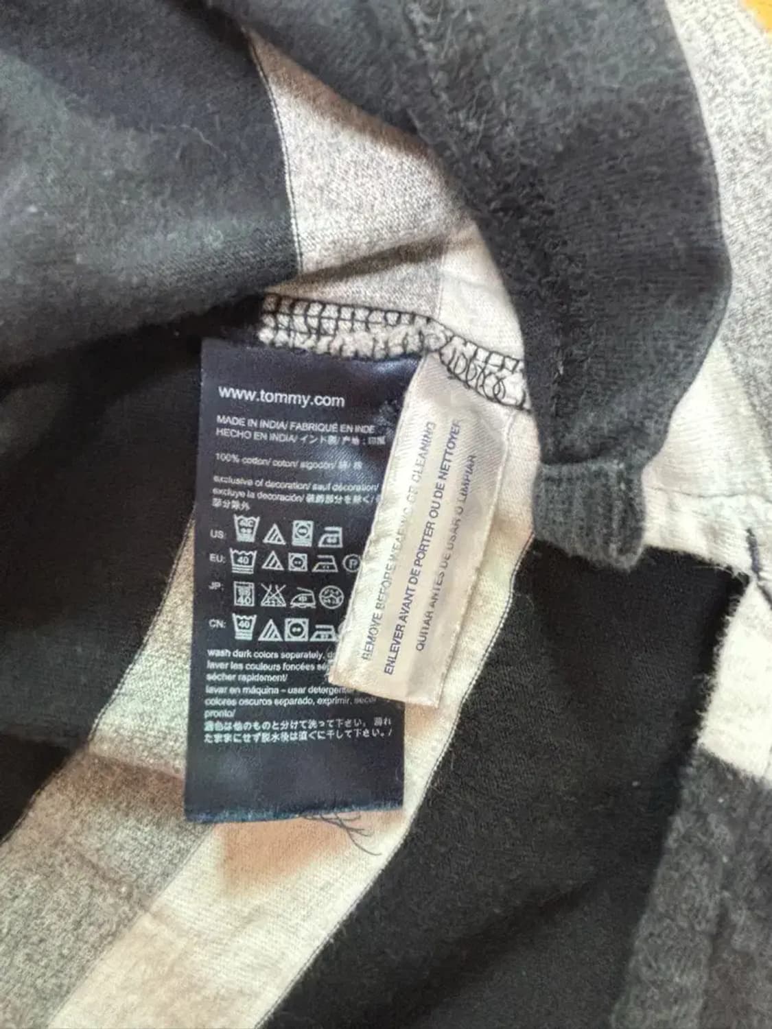 타미힐피거 스트라이프 반팔티L 상품이미지5