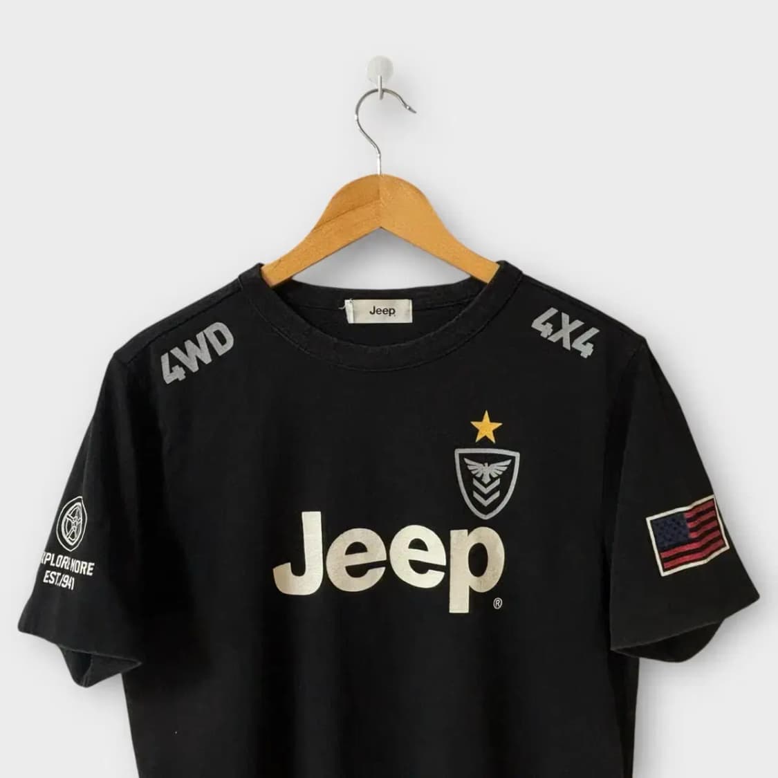 JEEP 지프 프린팅 빈티지 반팔티 M 상품이미지2