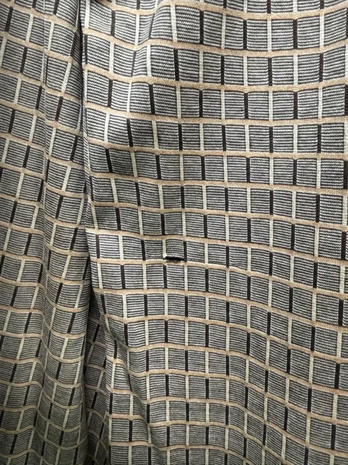 발망 BALMAIN 체크패턴 빈티지 카라티 L-XL 상품이미지6