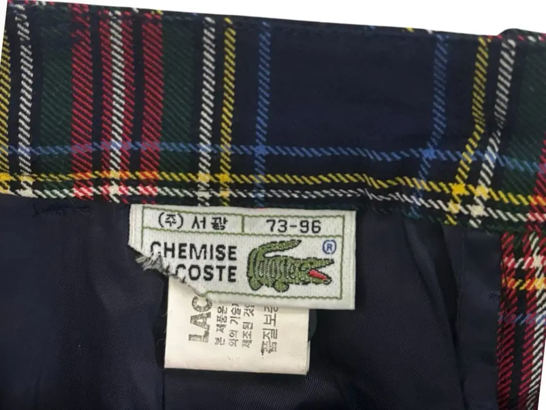 라코스테 체크 반바지  [73-96 사이즈] 상품이미지6