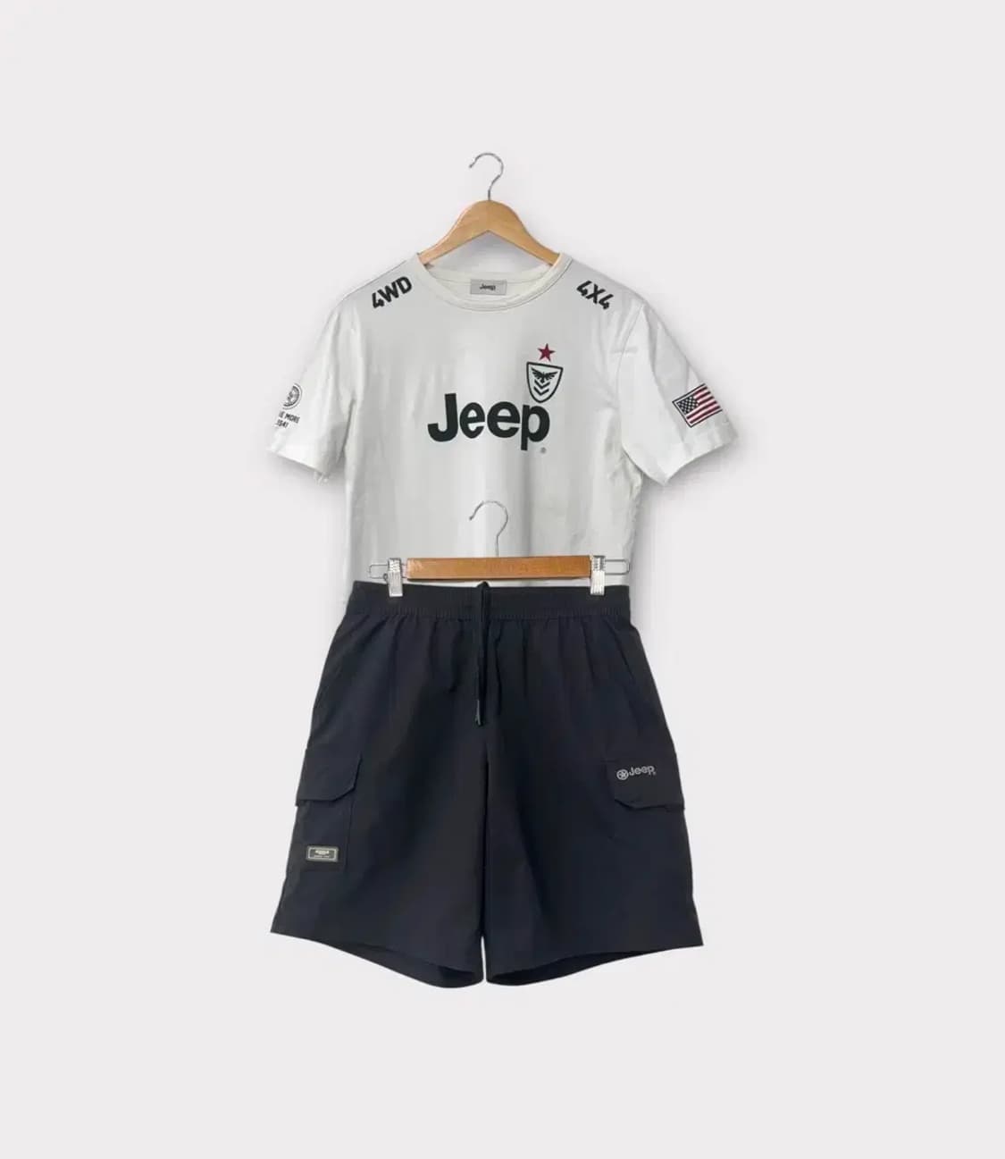 JEEP 지프 상하 카고바지 셋업 S 상품이미지1