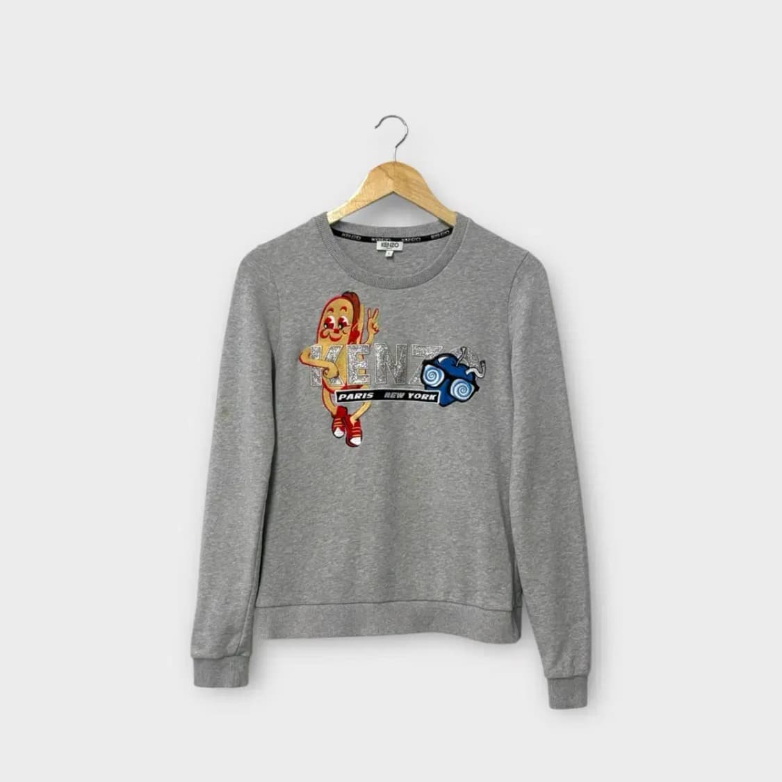 겐조 KENZO 핫도그 펄로고 맨투맨 S 상품이미지1