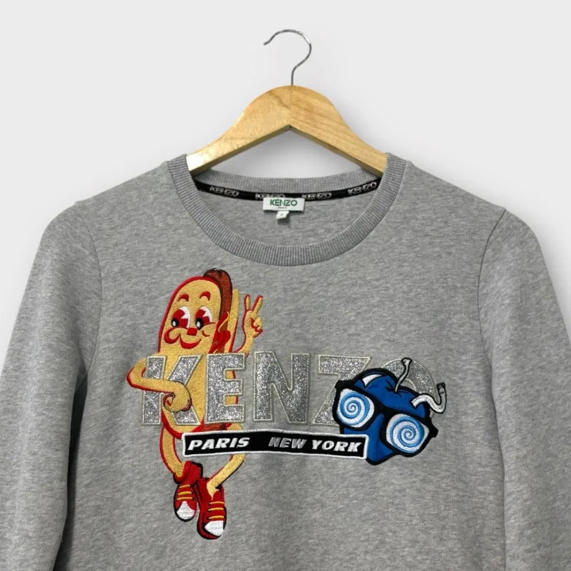 겐조 KENZO 핫도그 펄로고 맨투맨 S 상품이미지3