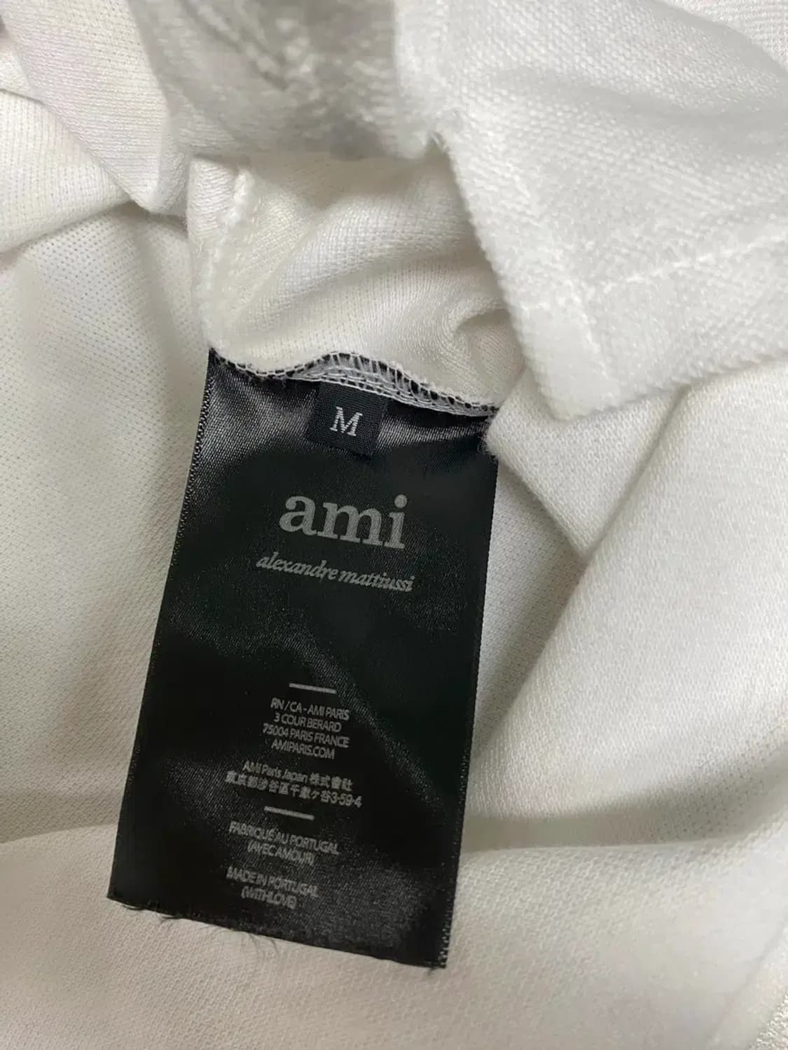 아미 AMI 반팔 카라티 M 상품이미지6