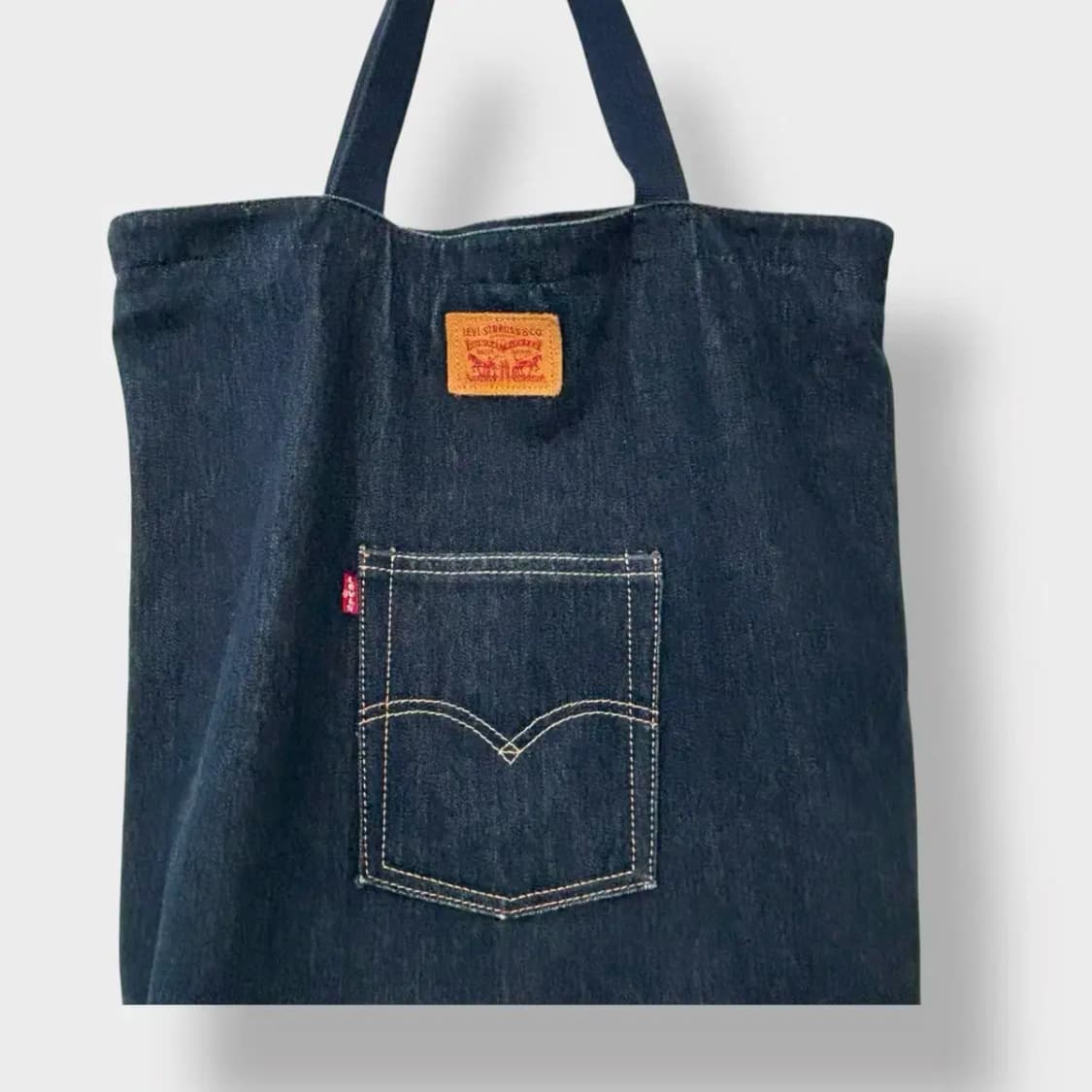리바이스 포켓 에코백 진청  [남녀공용] 상품이미지2