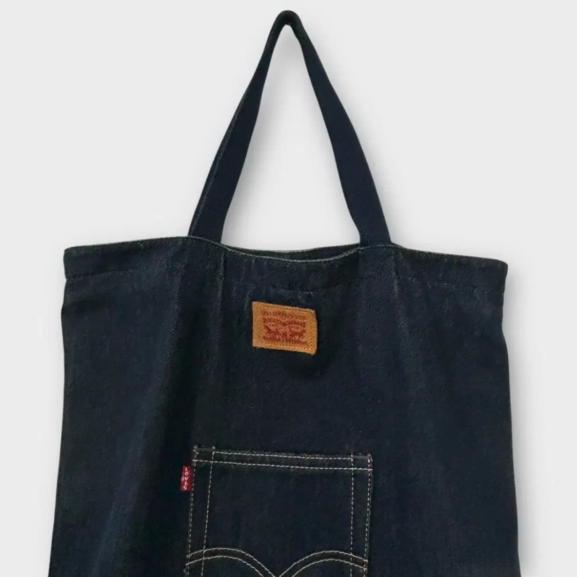 리바이스 포켓 에코백 진청  [남녀공용] 상품이미지5