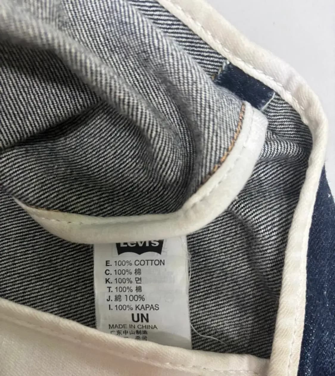 리바이스 포켓 에코백 진청  [남녀공용] 상품이미지6