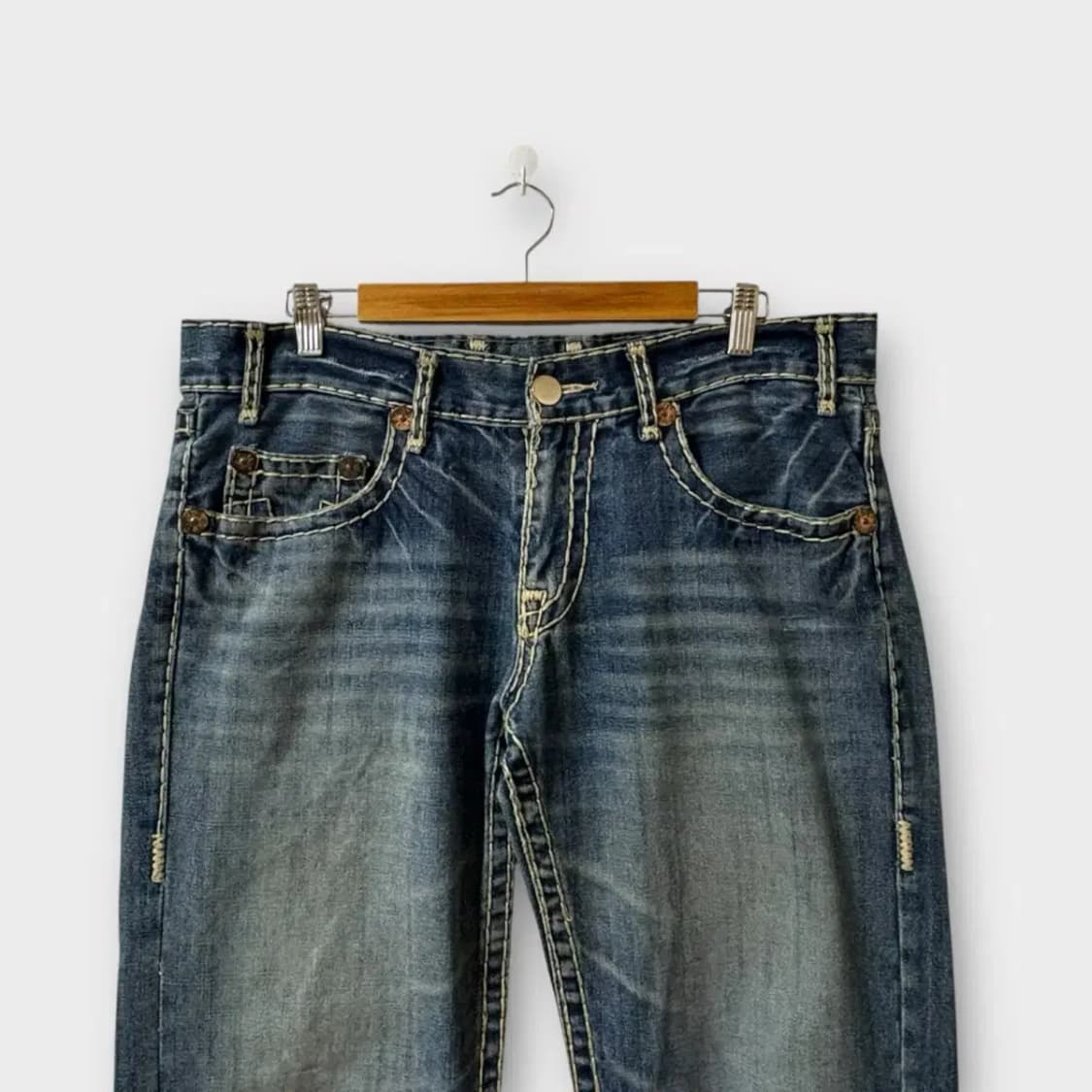 트루릴리젼 워싱 데님 팬츠 -34사이즈 상품이미지2