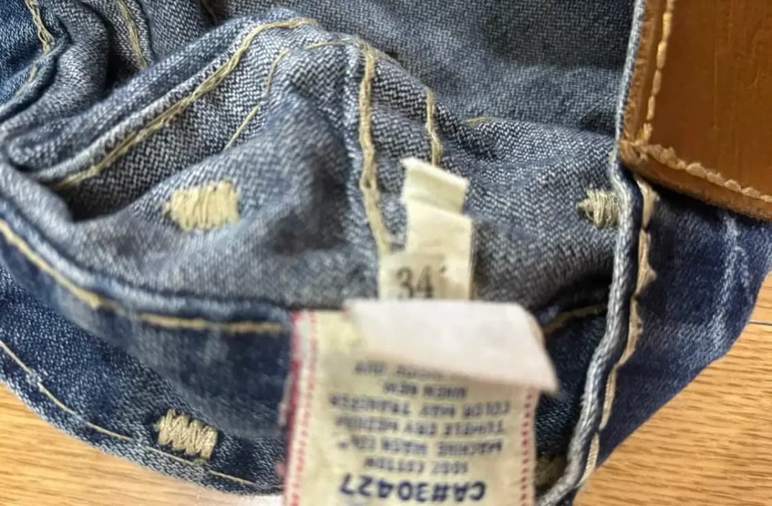 트루릴리젼 워싱 데님 팬츠 -34사이즈 상품이미지6