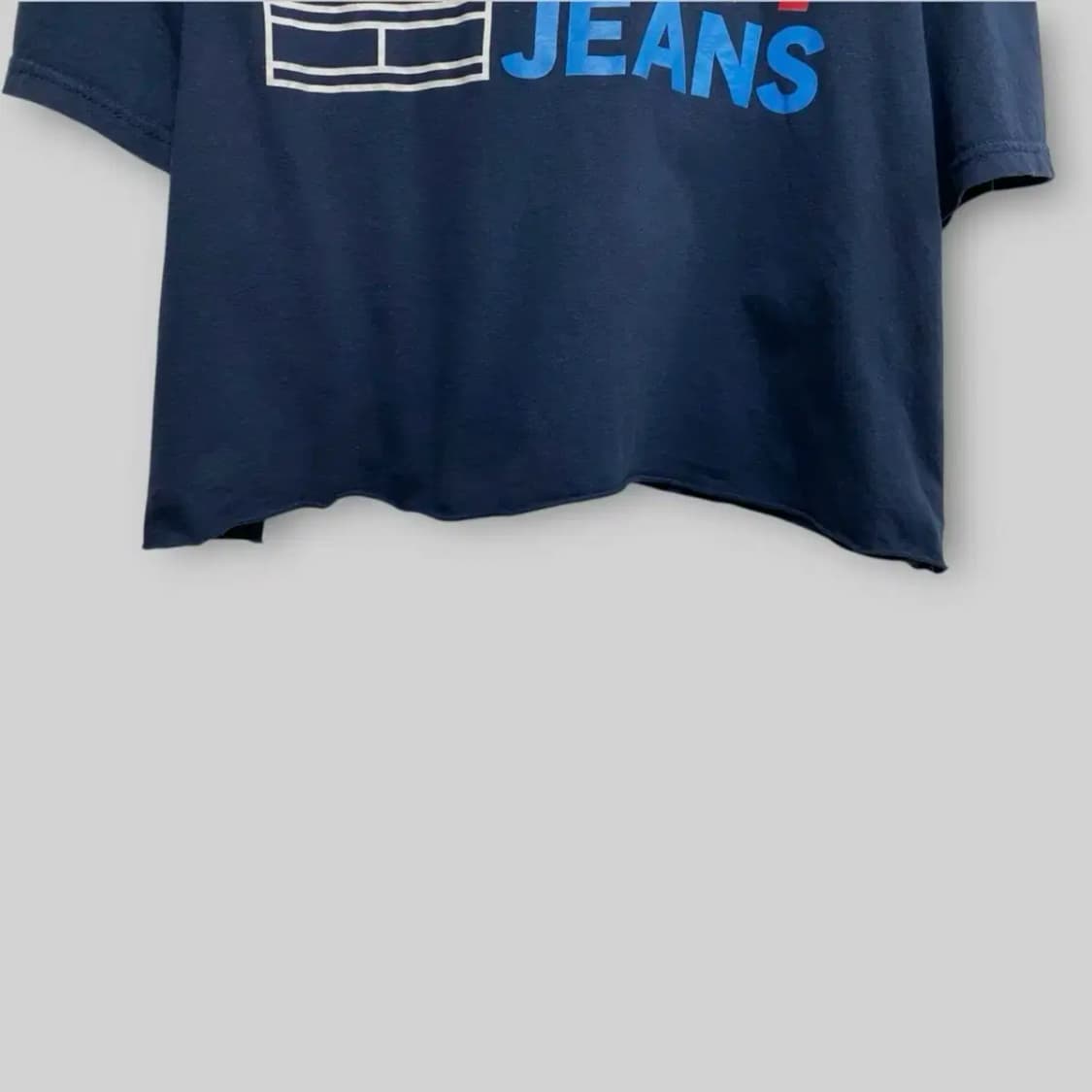 타미진스 로고 크롭 오버핏 티셔츠 free 상품이미지4