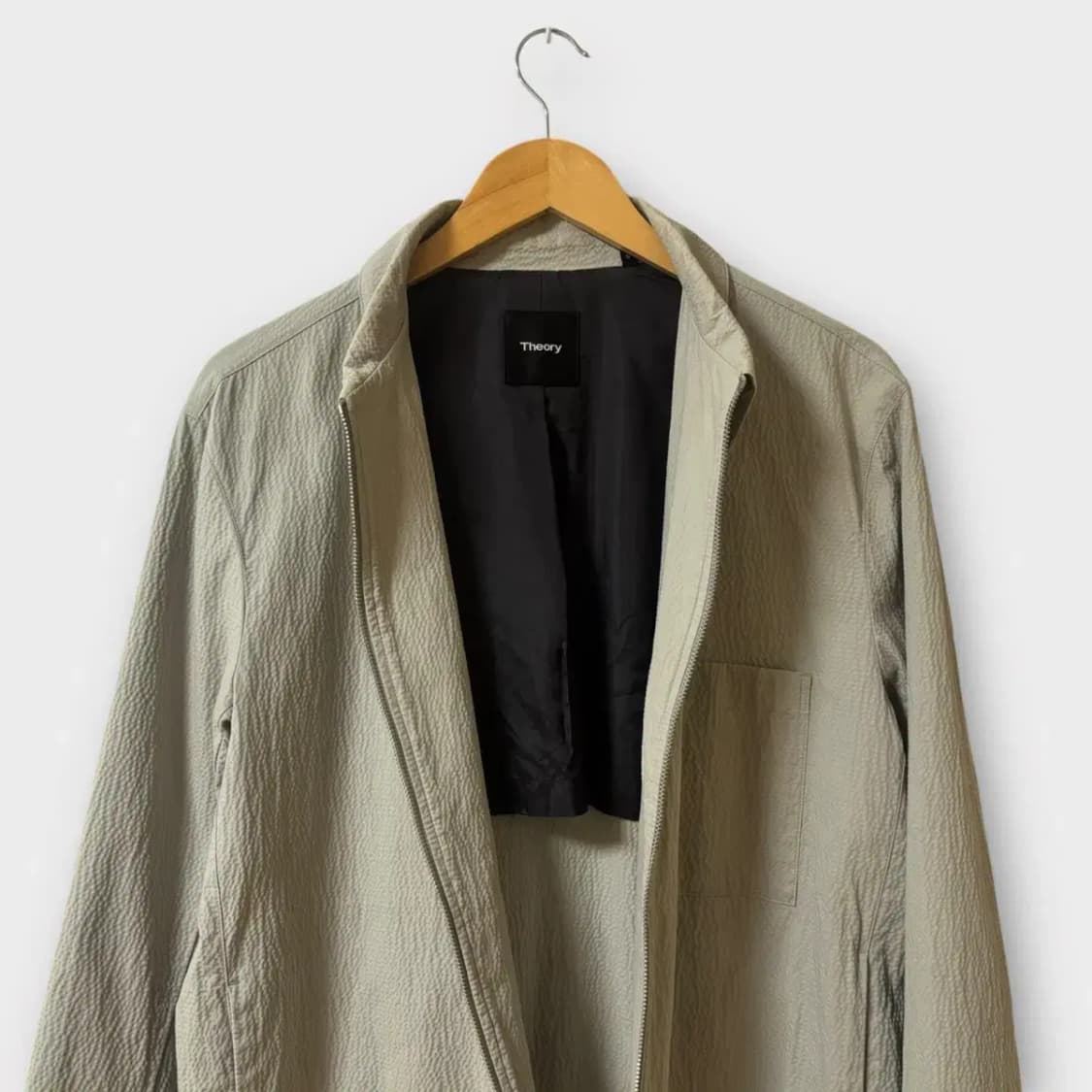 띠어리 Theory 시어서커 와플 포켓 춘하 블루종 L 상품이미지3