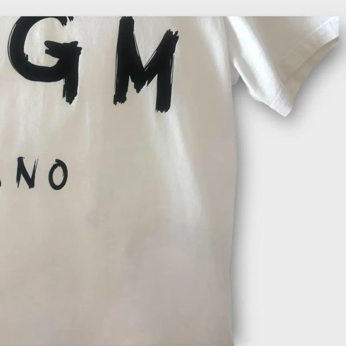 MSGM 밀라노 로고 라운드 티셔츠 S-M 상품이미지4