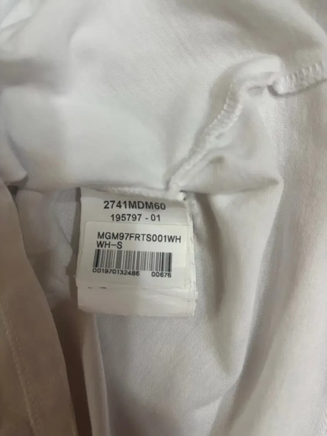 MSGM 밀라노 로고 라운드 티셔츠 S-M 상품이미지5