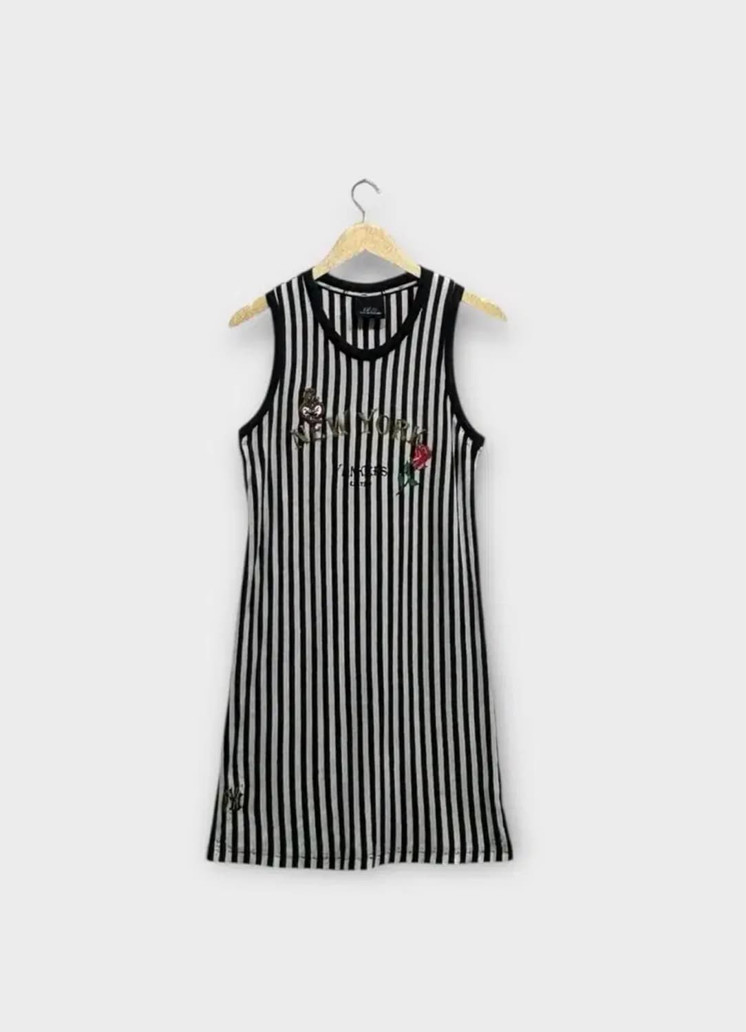 MLB 스트라이프 로즈 원피스 XS 85 상품이미지1