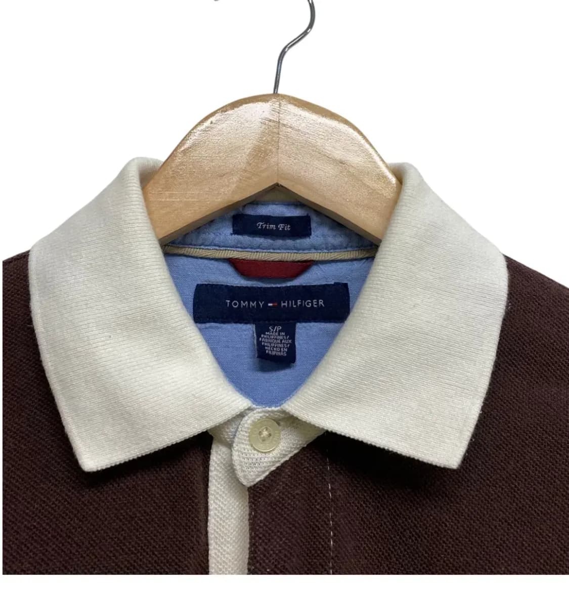 타미 스트라이프 카라 반팔티 S 상품이미지4