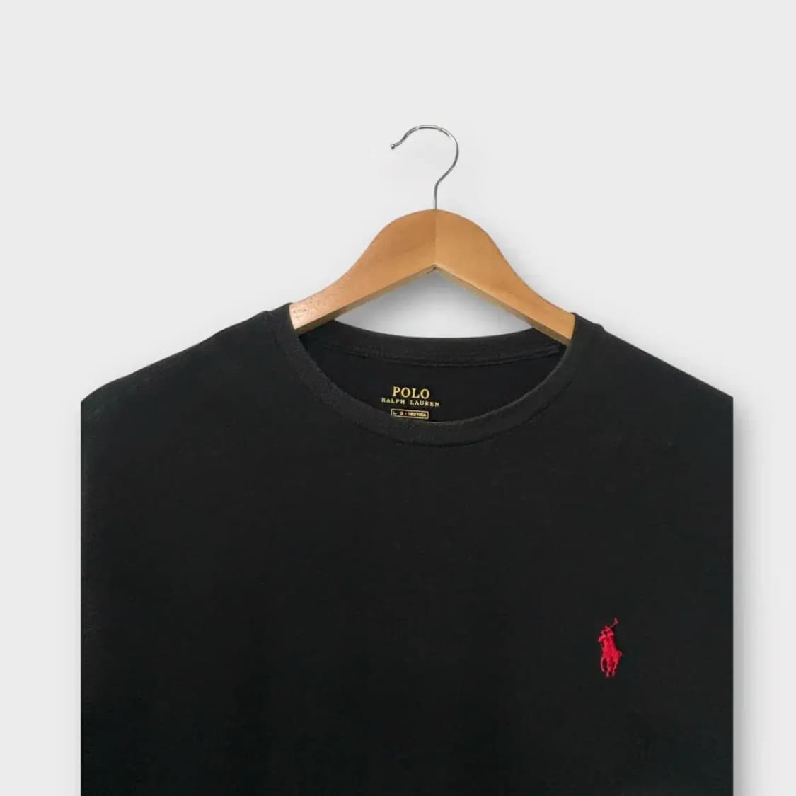 폴로랄프로렌 블랙 라운드 티셔츠 M-L 상품이미지4