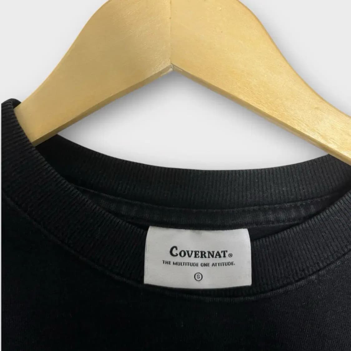 [남녀공용] 커버낫 COVERNAT 라운드 티셔츠 S 상품이미지6