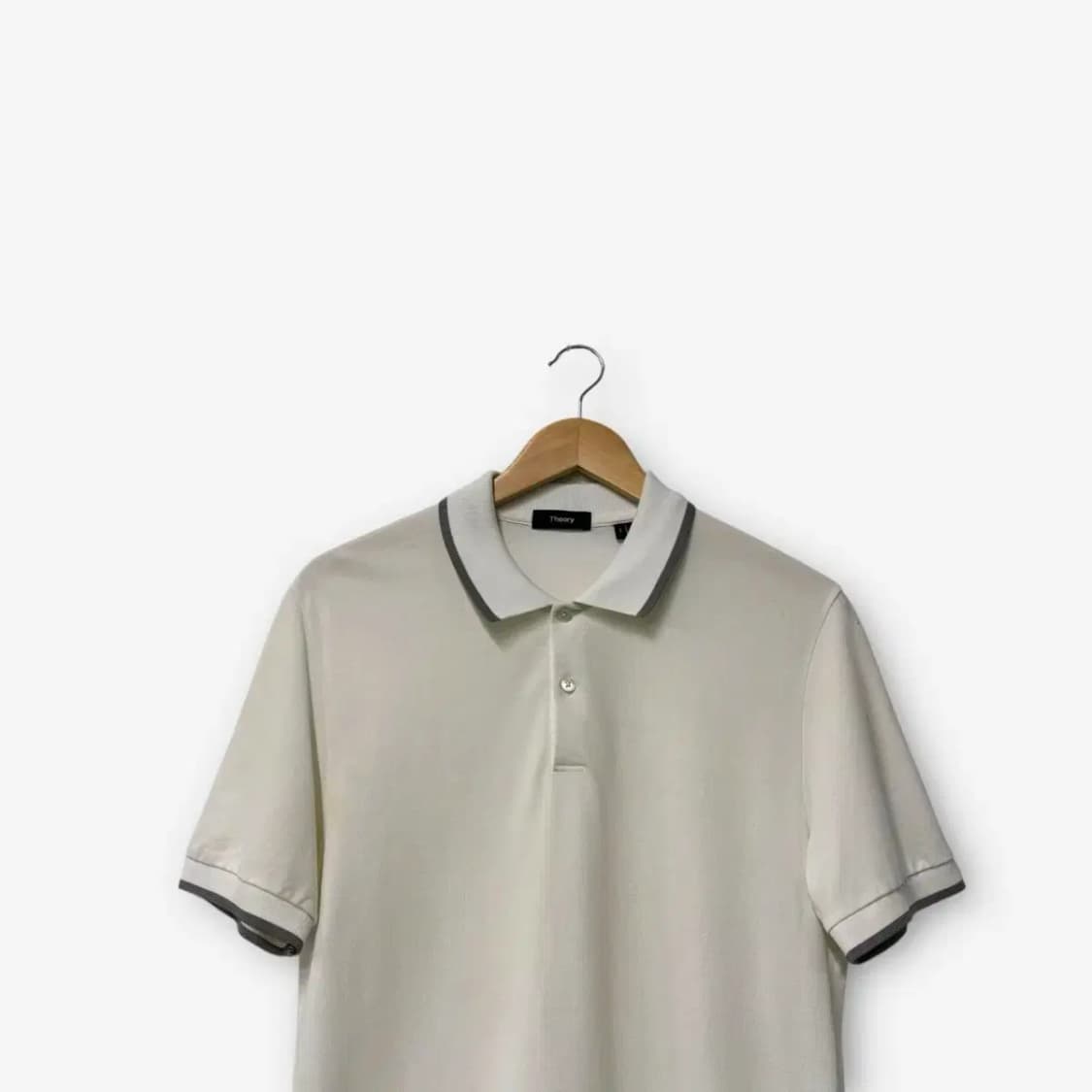 띠어리 코튼 폴로 카라티 S 상품이미지2