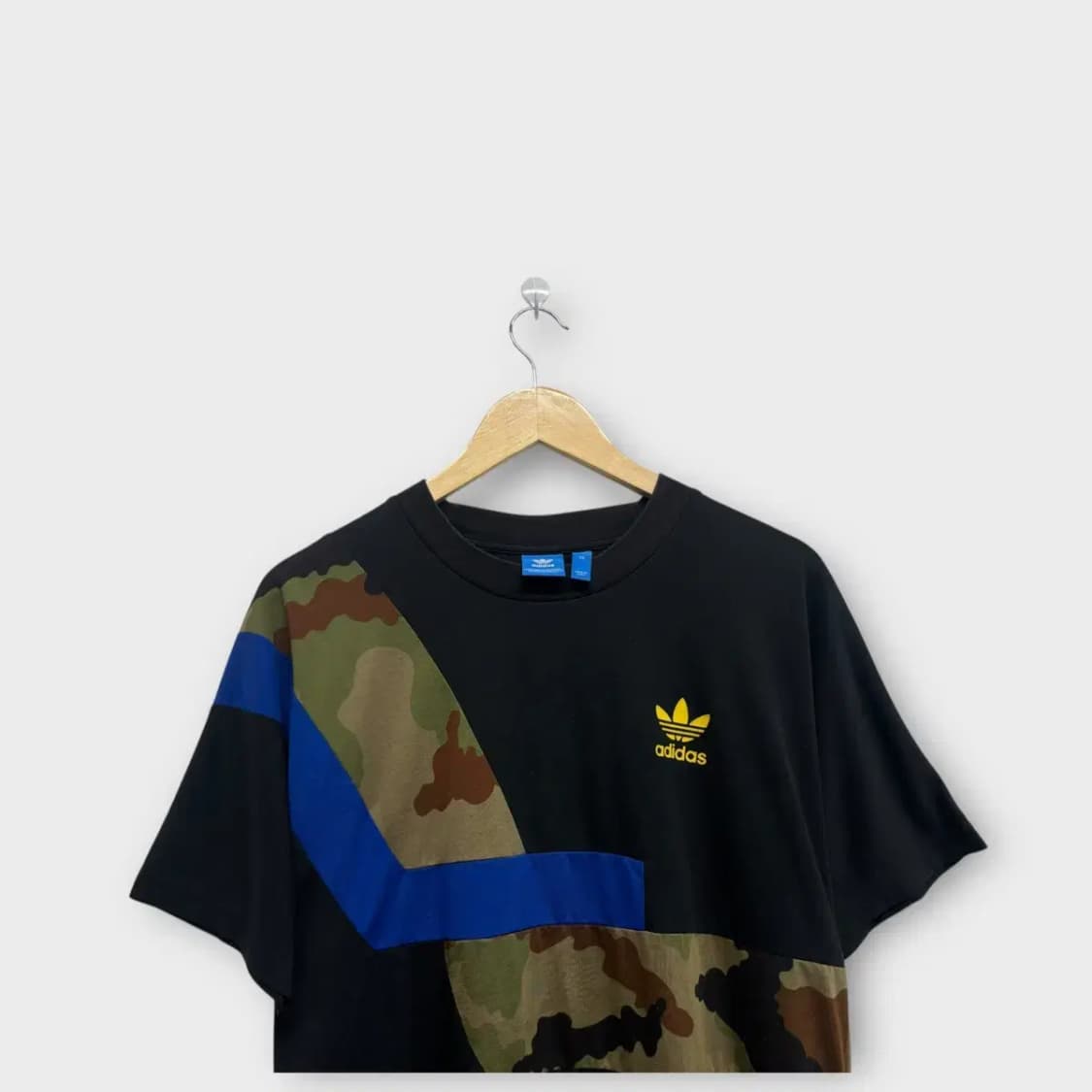 아디다스 블랙 카모 라운드 티셔츠 2XL 상품이미지2