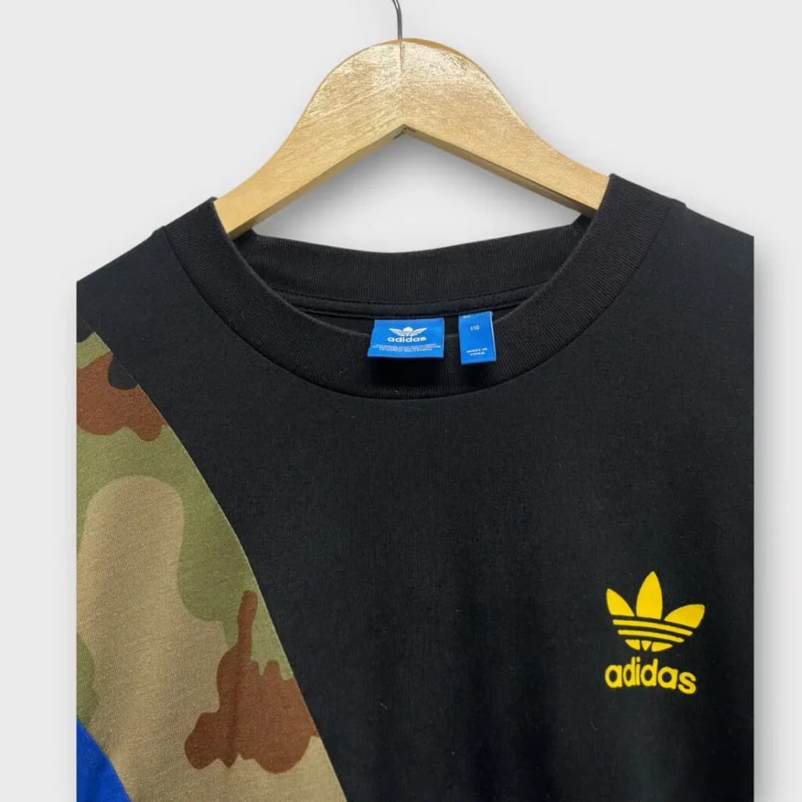 아디다스 블랙 카모 라운드 티셔츠 2XL 상품이미지3