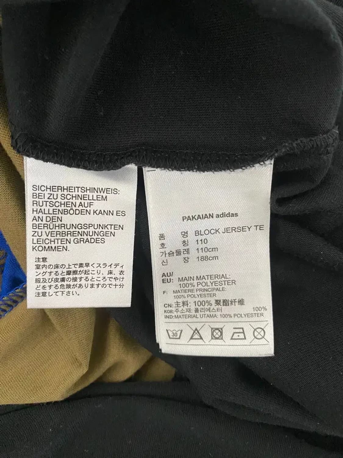 아디다스 블랙 카모 라운드 티셔츠 2XL 상품이미지5