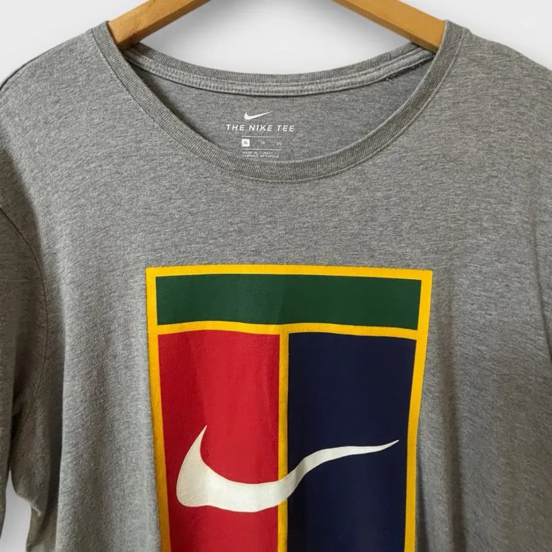 나이키 NIKE 테니스코트 빅로고 티셔츠 XL 상품이미지3