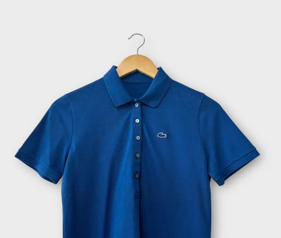 라코스테 네이비블루 카라 티셔츠 S 상품이미지2