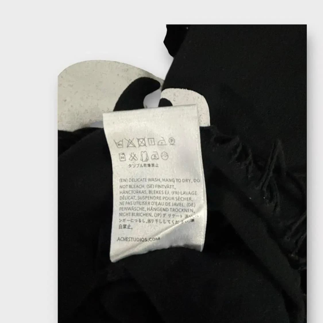 ACNE 프린지 블랙 원피스 S-M 상품이미지6