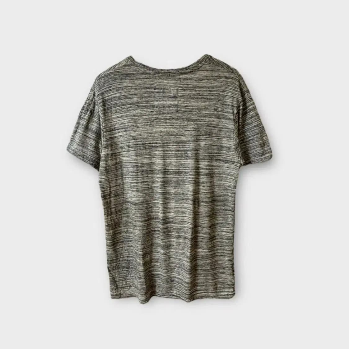 홀리스터 프린팅 그레이 반팔티 L 상품이미지4