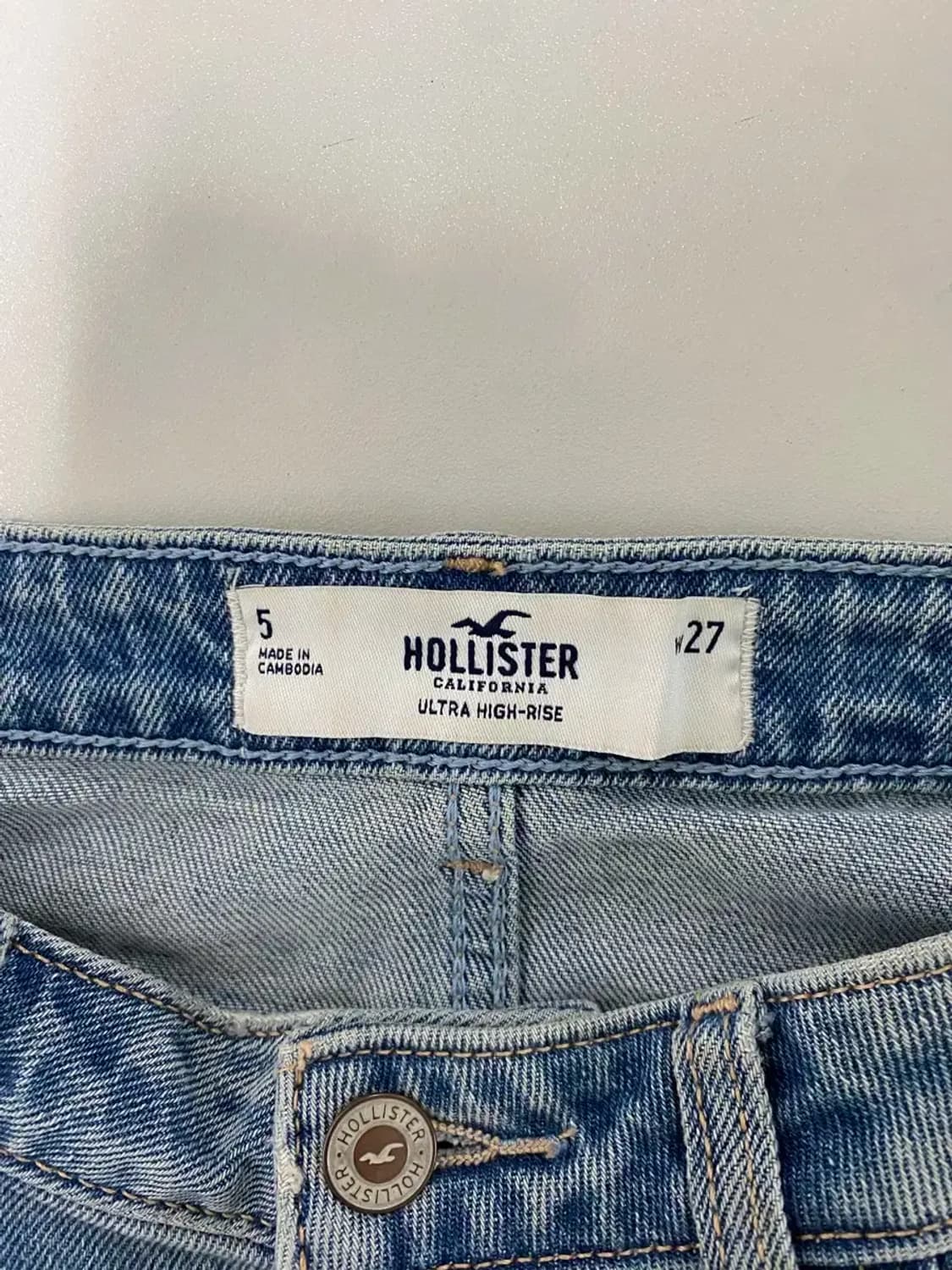 홀리스터 데님 청치마 -27사이즈 상품이미지5