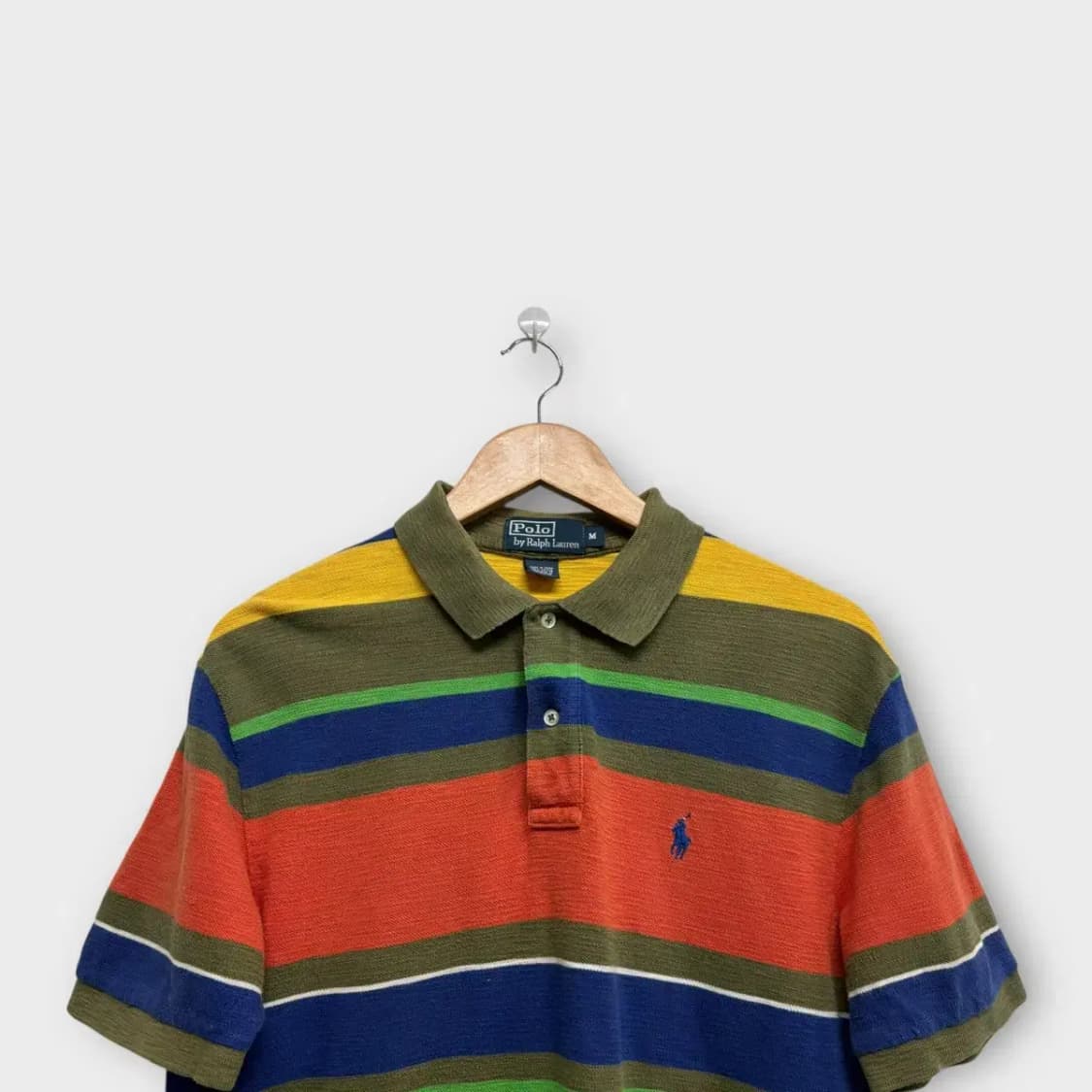 폴로 랄프로렌 PK 스트라이프 반팔 카라티 M 상품이미지2
