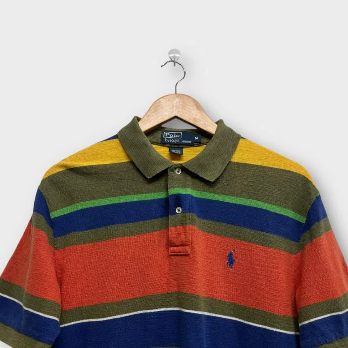 폴로 랄프로렌 PK 스트라이프 반팔 카라티 M 상품이미지3