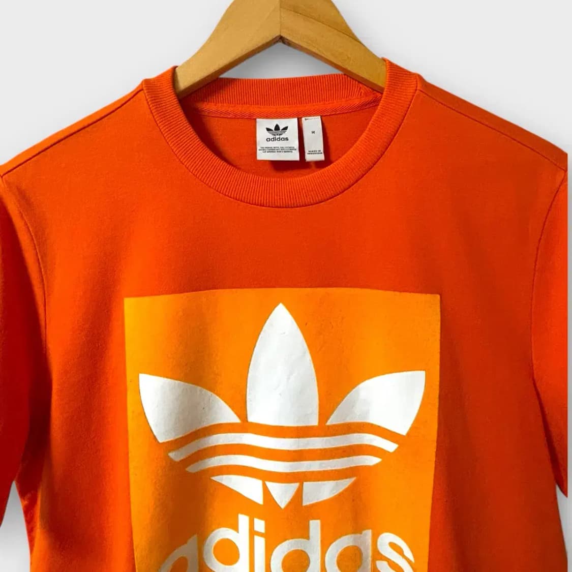 아디다스 오리지널 불꽃로고 반팔티 M 상품이미지3