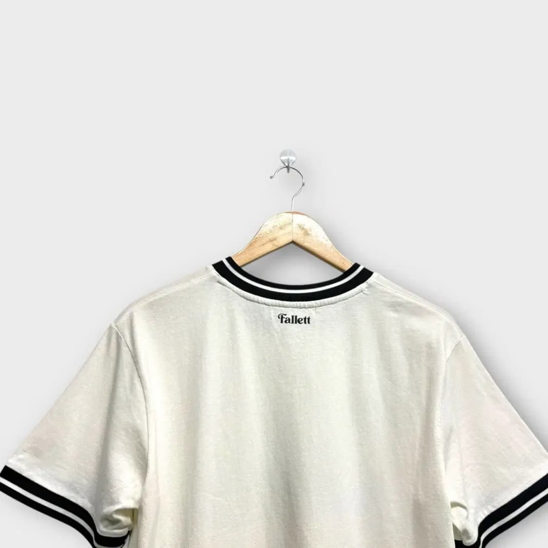 FALLETT 아트 클럽 풋볼 반팔티 화이트 S 상품이미지5