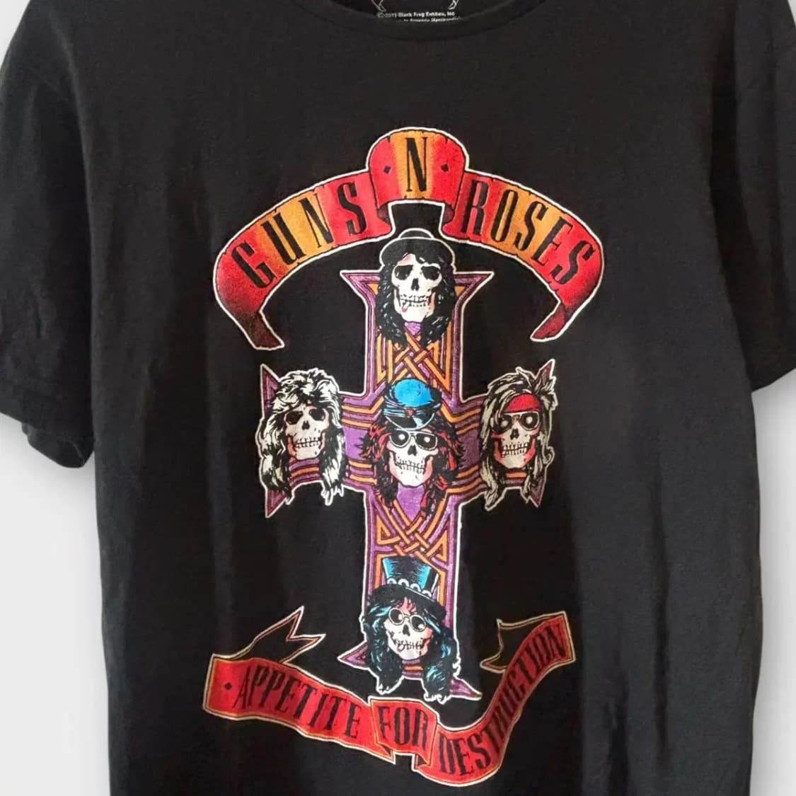 빈티지 90s 건스앤 로지스 해골 반팔티 L 상품이미지2