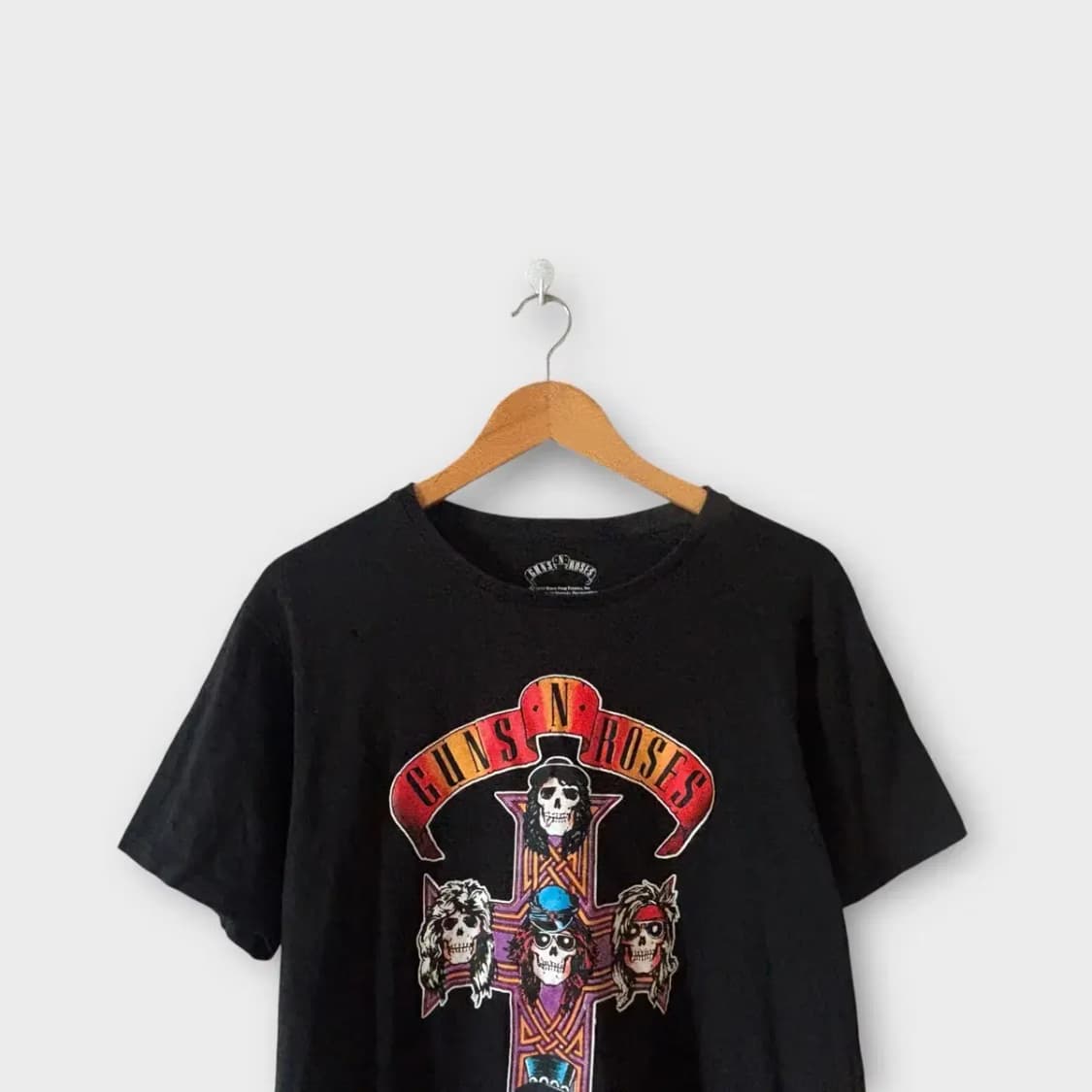 빈티지 90s 건스앤 로지스 해골 반팔티 L 상품이미지4