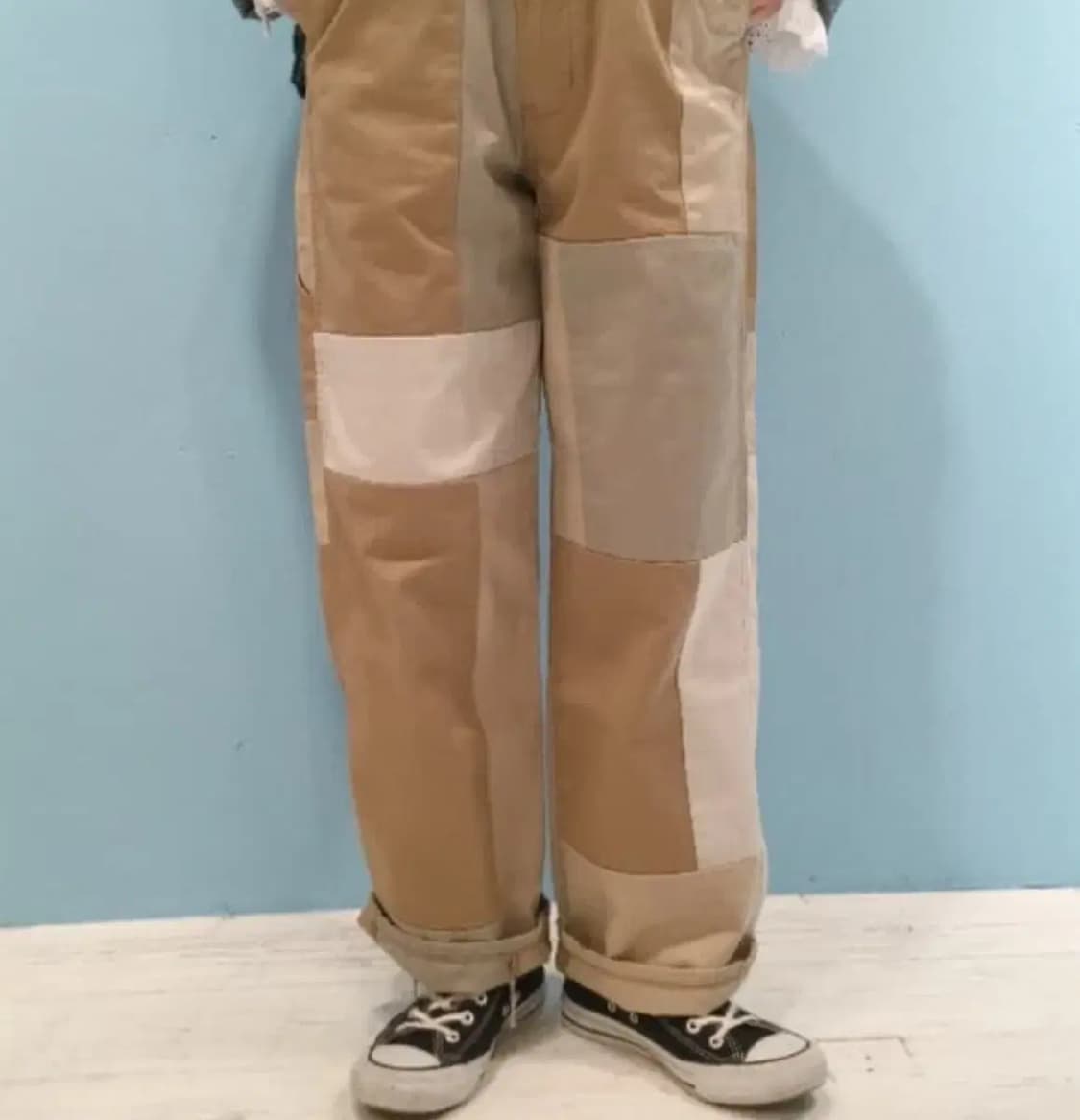 아메카지st 패치워크 팬츠 M 상품이미지4