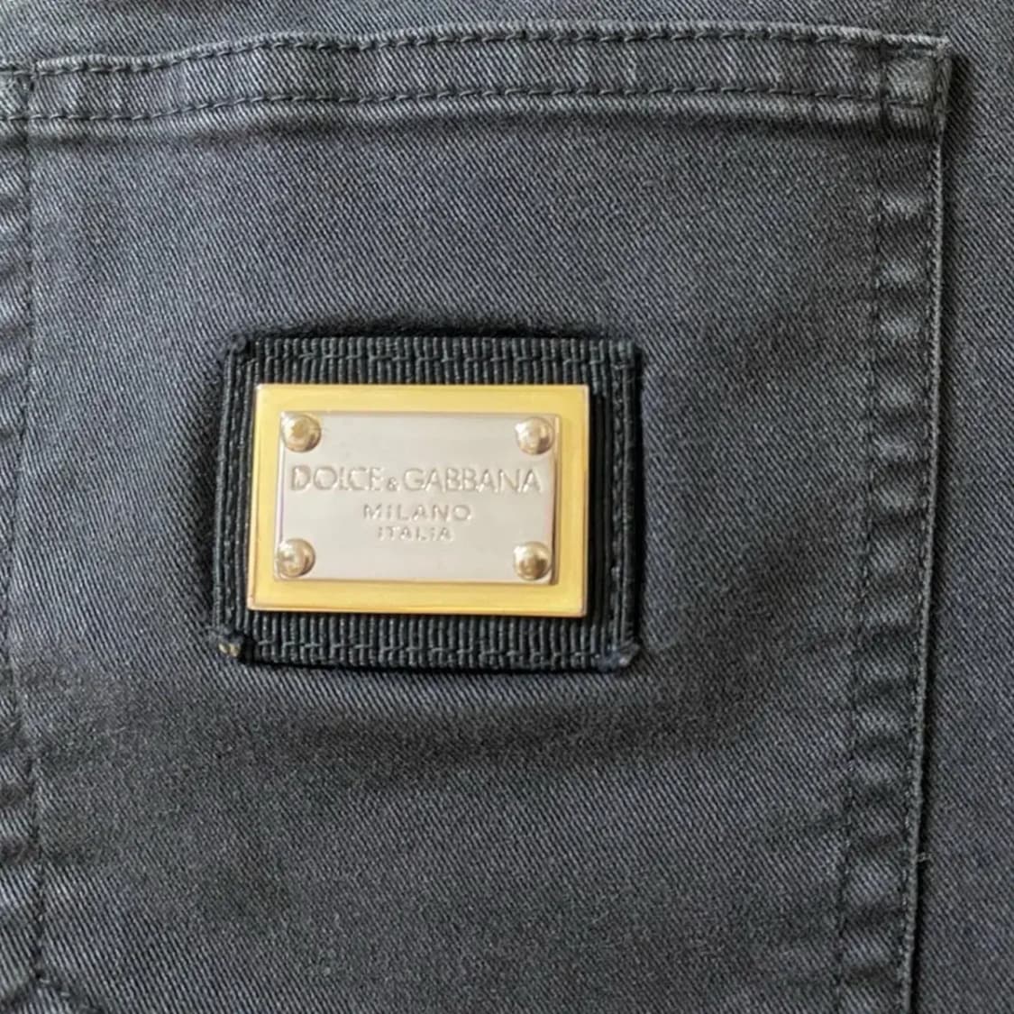 돌체앤가바나 흑청 데님팬츠-38사이즈 상품이미지4