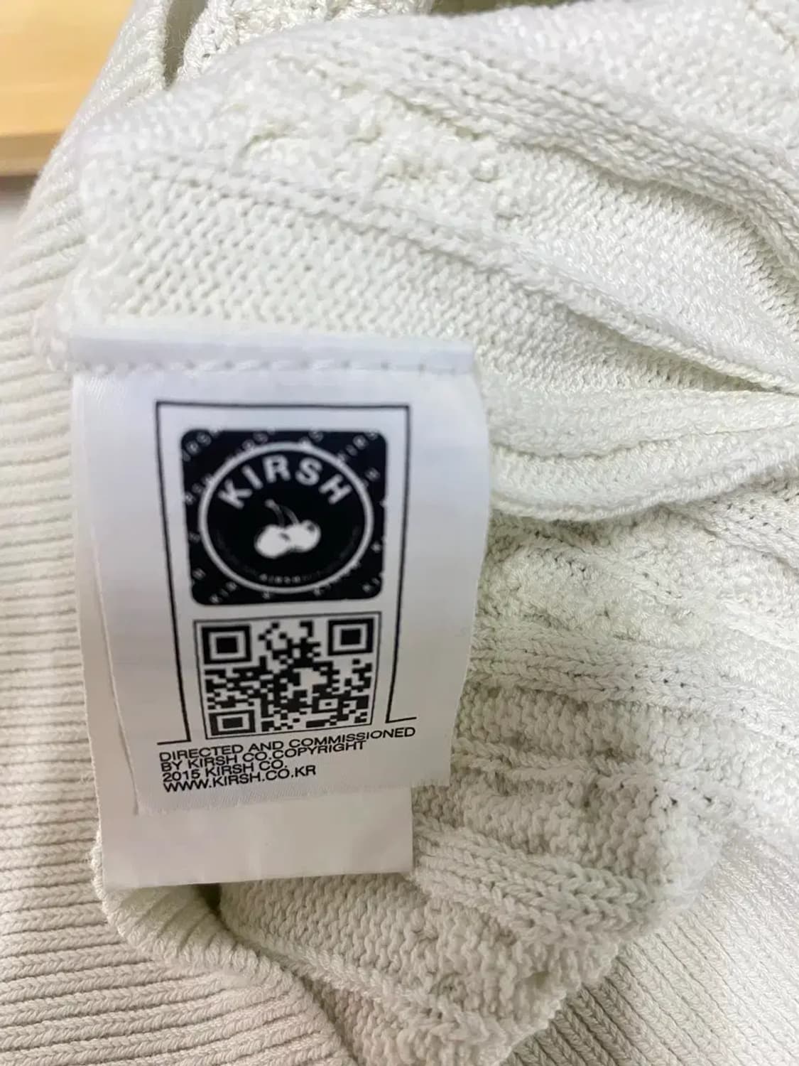 키르시 KIRSH 스몰 체리 케이블 반팔 1 XS 상품이미지5