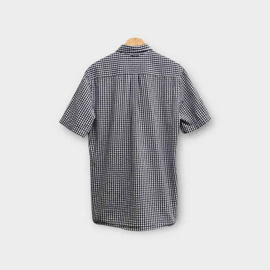 타미힐피거 깅엄체크 셔츠 S-M 상품이미지4