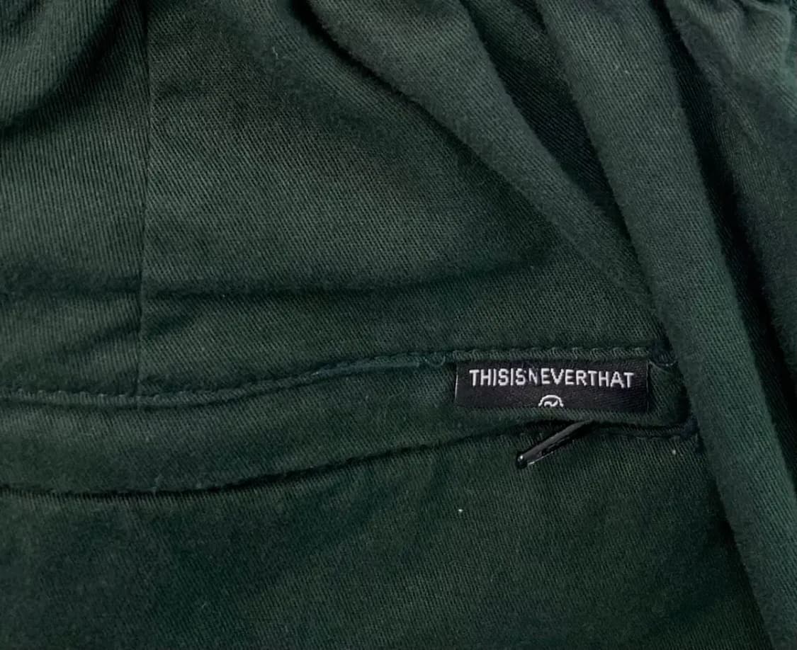 디스이즈네버댓 N-2tuck 그린 반바지 L 상품이미지7