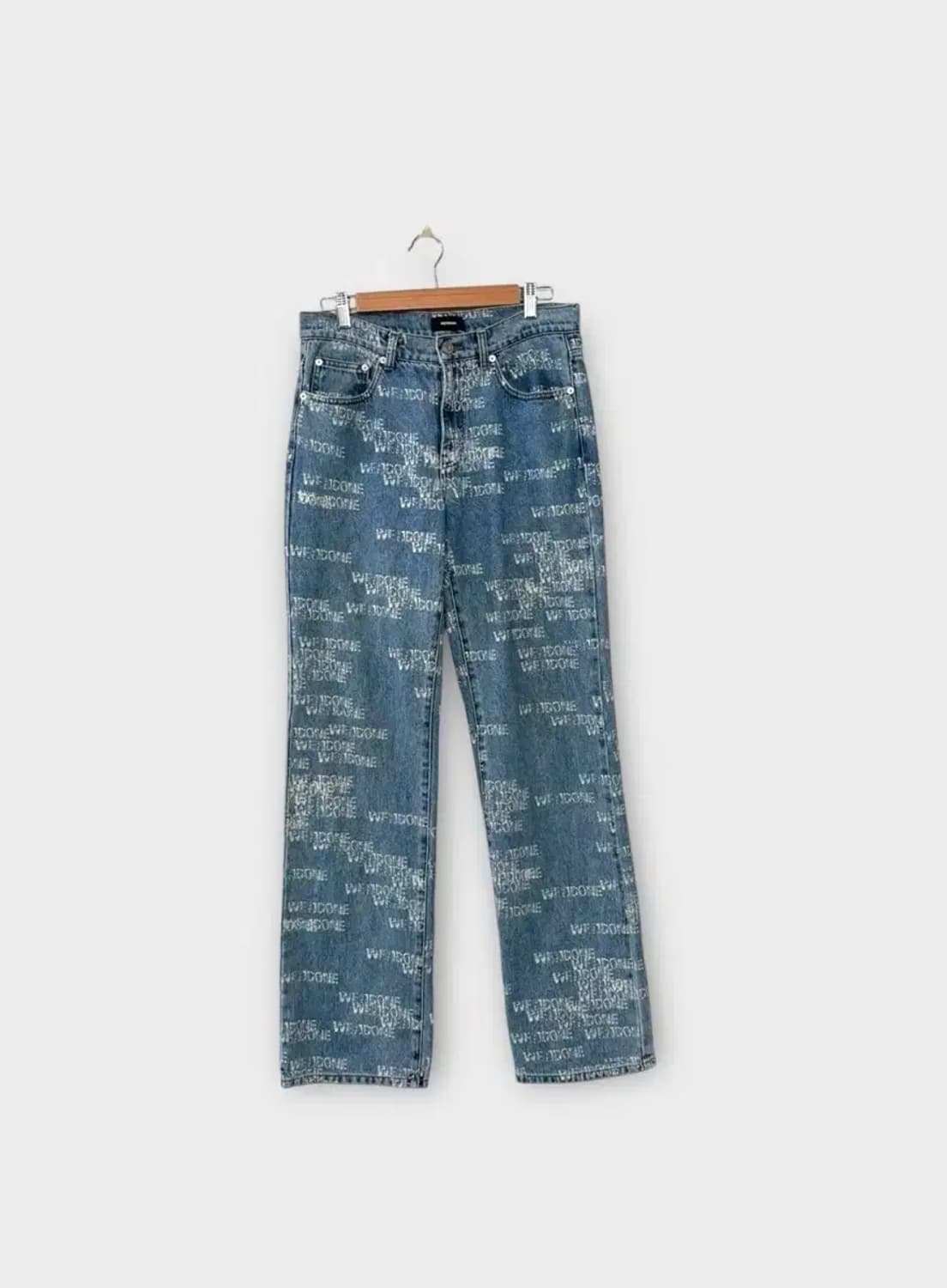 WE11DONE 웰던 스펠 와이드 데님-30사이즈 상품이미지1