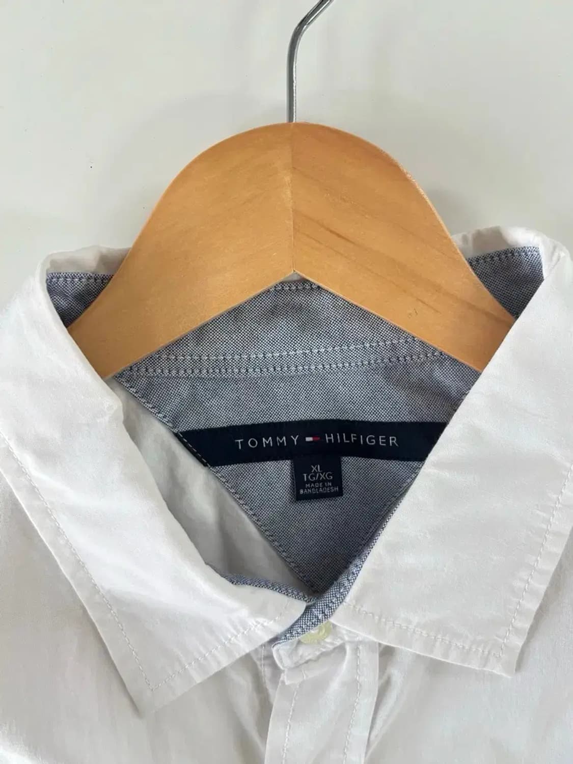 타미힐피거 솔리드 반팔셔츠 XL 상품이미지4