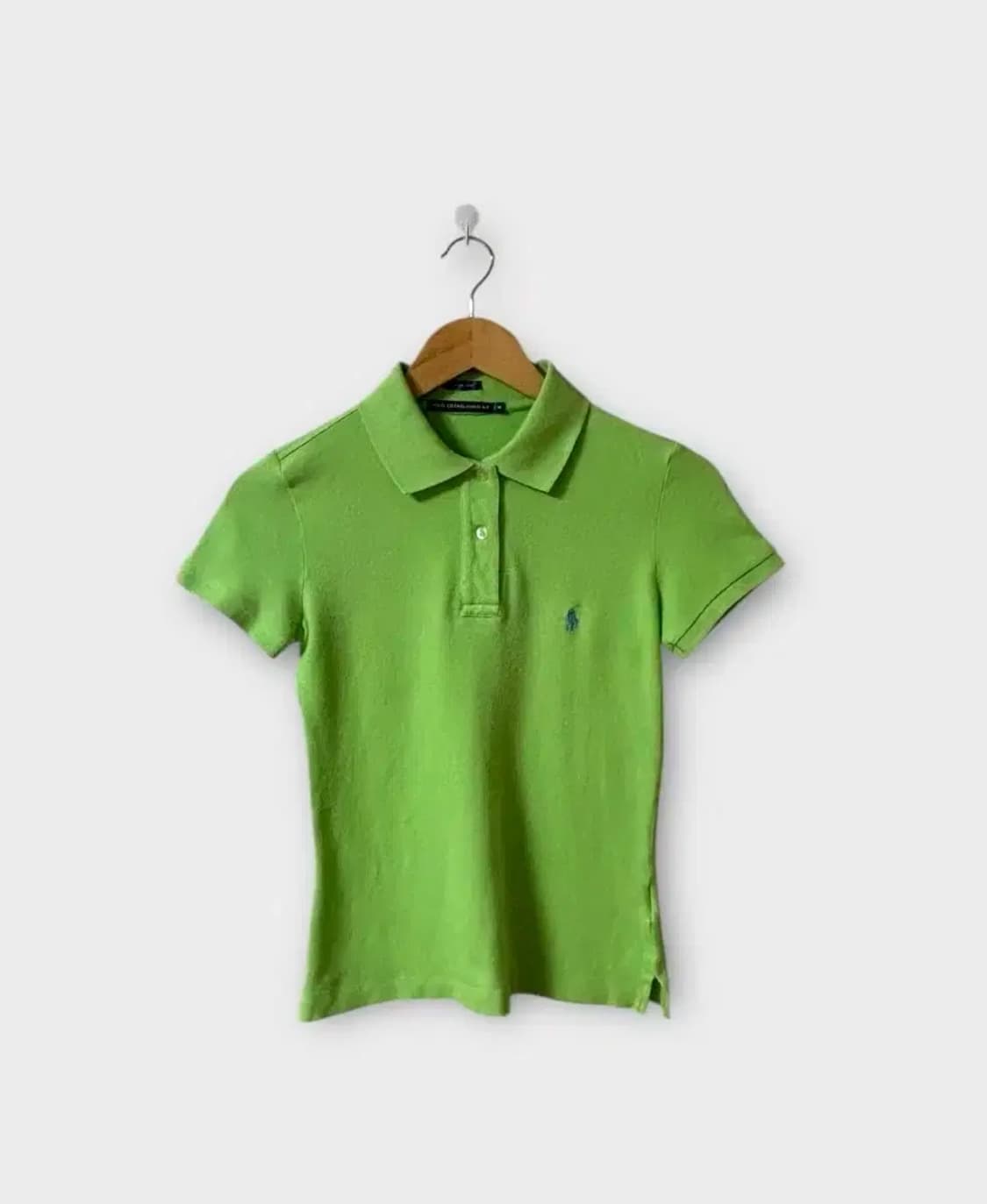 폴로 연두 카라티셔츠 XS-S 상품이미지1