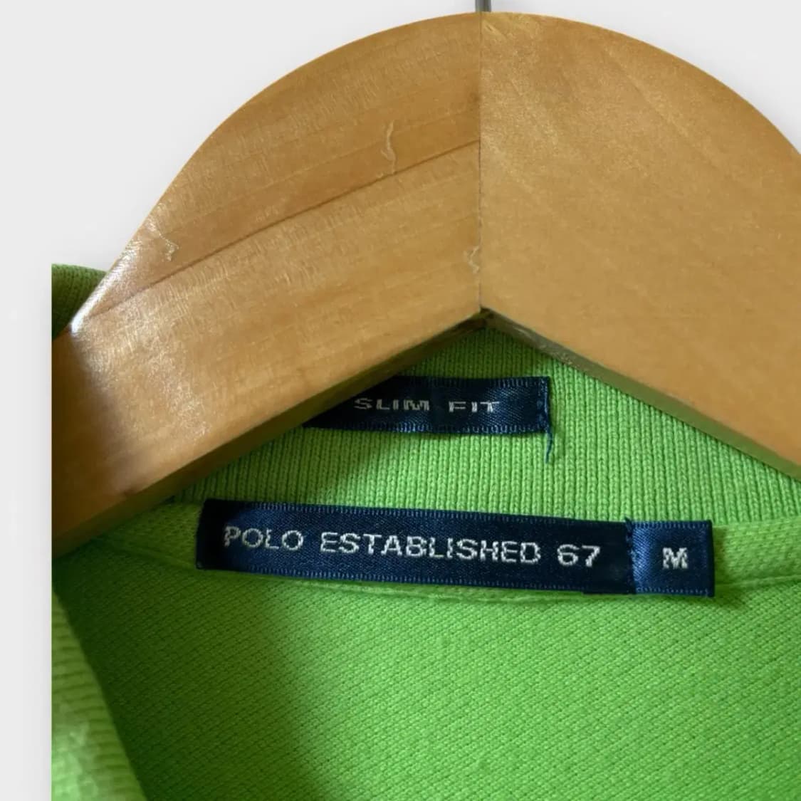 폴로 연두 카라티셔츠 XS-S 상품이미지5