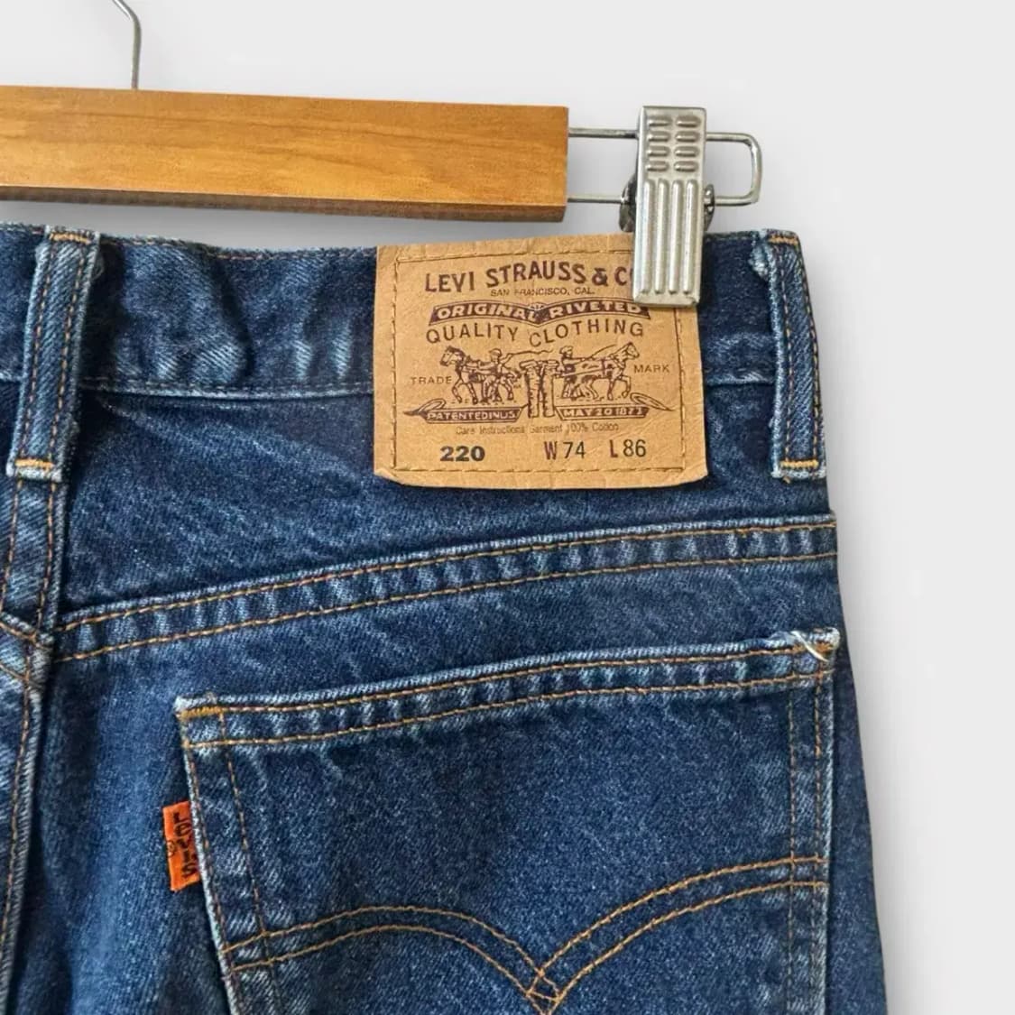 리바이스 220 Levis 데님 바지 -74사이즈 상품이미지5