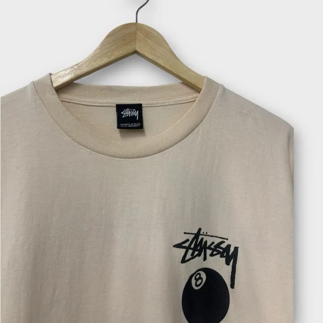 스투시 Stussy 8볼 라운드 반팔티 XL 상품이미지3